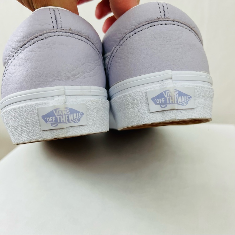 Unisex Lavender Vegan Leather Shoes - Picture 7 of 12